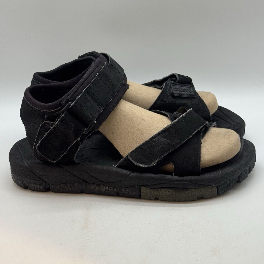 Colorado Hiking Water Sports Sandals Men's 11D Black Hook & Loop Adjustable Shoe